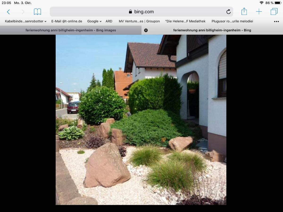 „Ferienwohnung Anni“ Billigheim-Ingenheim Exteriér fotografie